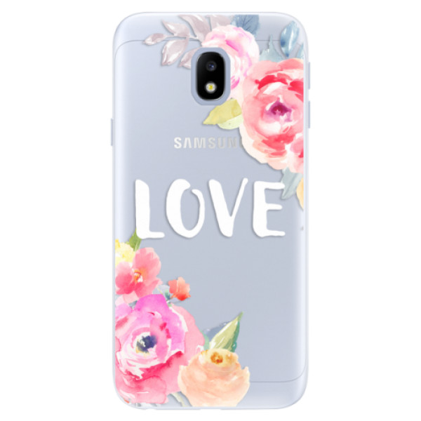 Silikónové puzdro iSaprio - Love - Samsung Galaxy J3 2017