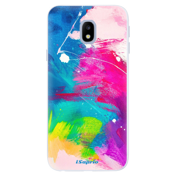 Silikónové puzdro iSaprio - Abstract Paint 03 - Samsung Galaxy J3 2017