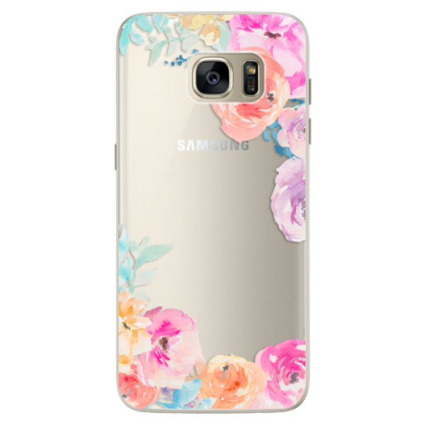 Silikónové puzdro iSaprio - Flower Brush - Samsung Galaxy S7