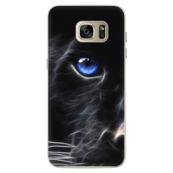 Silikónové puzdro iSaprio - Black Puma - Samsung Galaxy S7