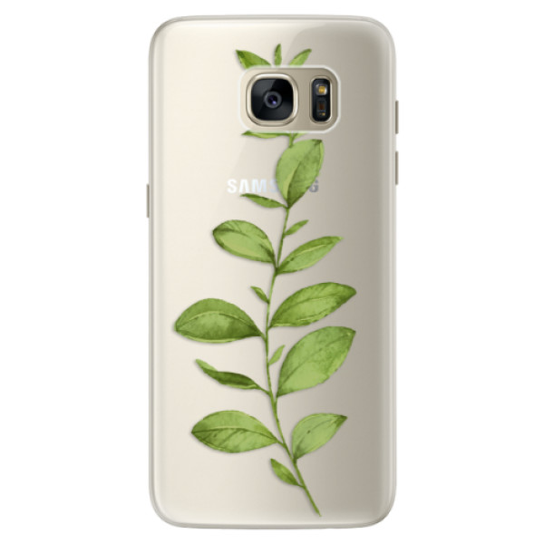 Silikónové puzdro iSaprio - Green Plant 01 - Samsung Galaxy S7