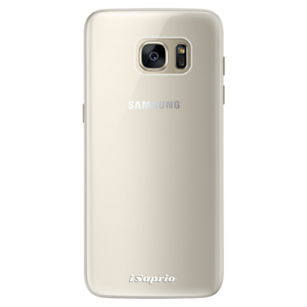 Silikónové puzdro iSaprio - 4Pure - mléčný bez potisku - Samsung Galaxy S7