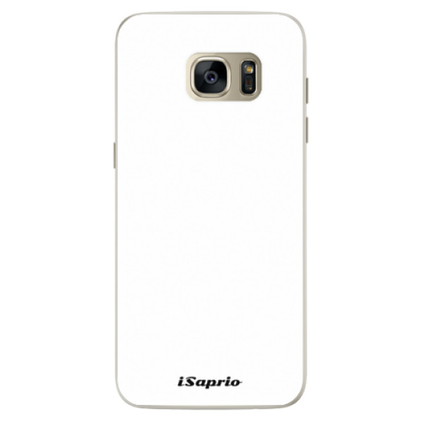 Silikónové puzdro iSaprio - 4Pure - bílý - Samsung Galaxy S7