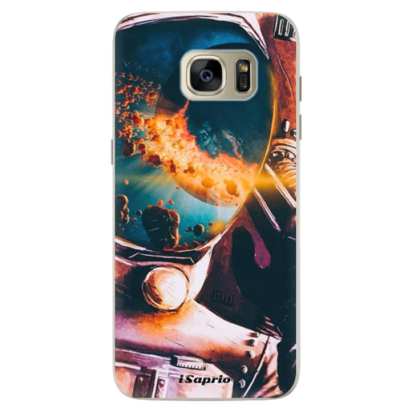 Silikónové puzdro iSaprio - Astronaut 01 - Samsung Galaxy S7 Edge