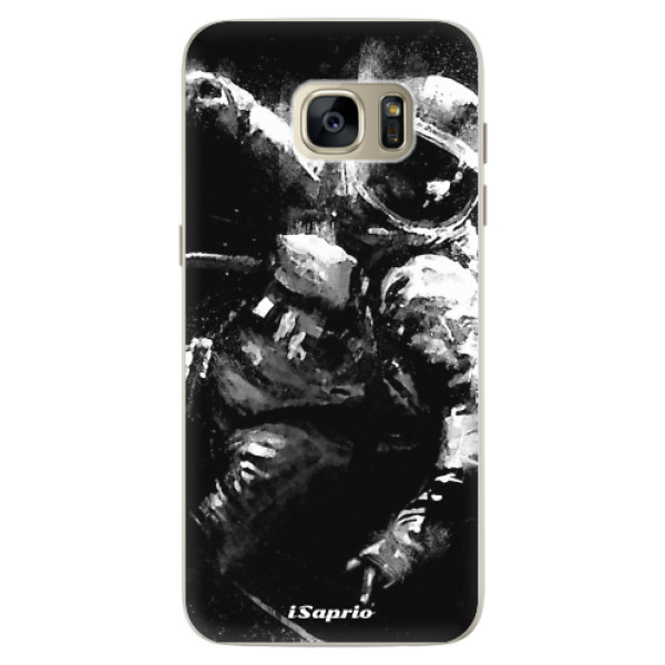 Silikónové puzdro iSaprio - Astronaut 02 - Samsung Galaxy S7 Edge