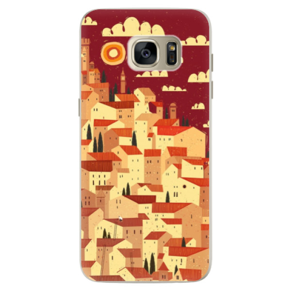 Silikónové puzdro iSaprio - Mountain City - Samsung Galaxy S7 Edge