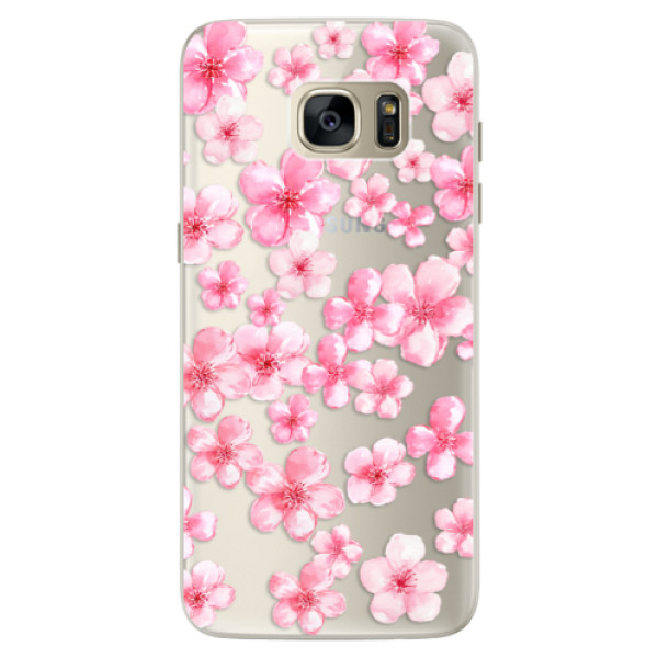Silikónové puzdro iSaprio - Flower Pattern 05 - Samsung Galaxy S7 Edge