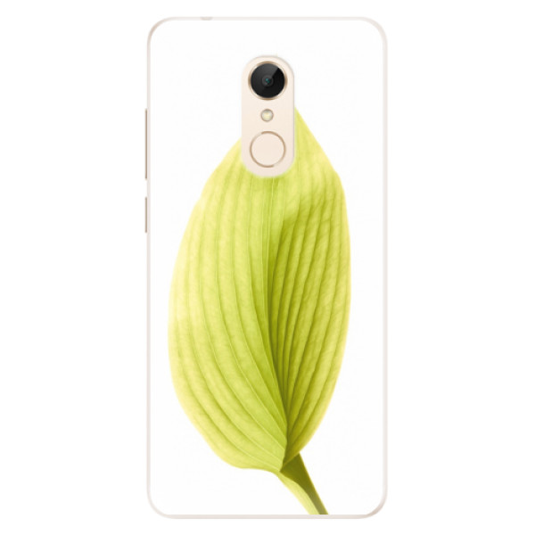 Silikónové puzdro iSaprio - Green Leaf - Xiaomi Redmi 5