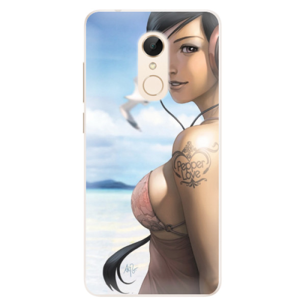 Silikónové puzdro iSaprio - Girl 02 - Xiaomi Redmi 5