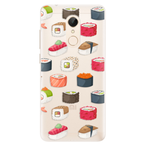 Silikónové puzdro iSaprio - Sushi Pattern - Xiaomi Redmi 5