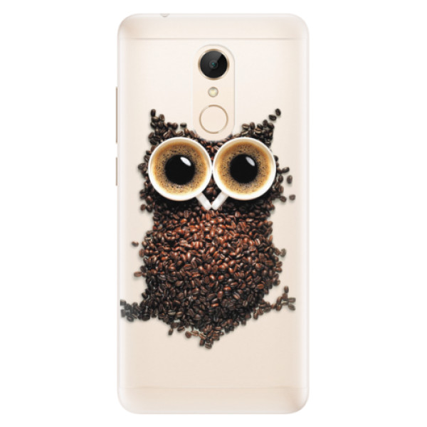 Silikónové puzdro iSaprio - Owl And Coffee - Xiaomi Redmi 5