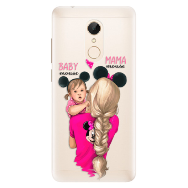 Silikónové puzdro iSaprio - Mama Mouse Blond and Girl - Xiaomi Redmi 5