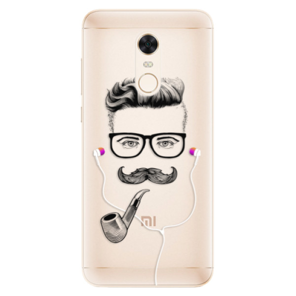 Silikónové puzdro iSaprio - Man With Headphones 01 - Xiaomi Redmi 5 Plus