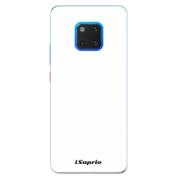 Silikónové puzdro iSaprio - 4Pure - bílý - Huawei Mate 20 Pro