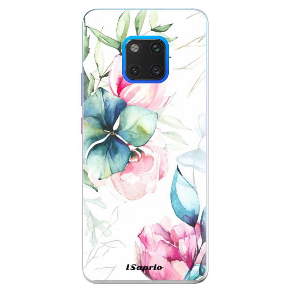 Silikónové puzdro iSaprio - Flower Art 01 - Huawei Mate 20 Pro