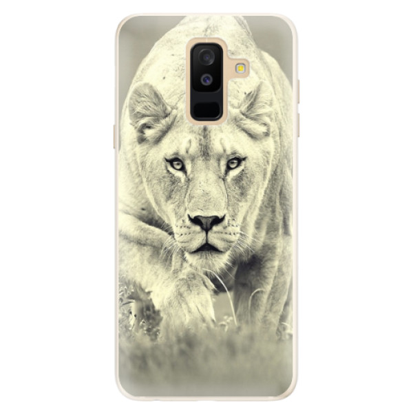 Silikónové puzdro iSaprio - Lioness 01 - Samsung Galaxy A6+