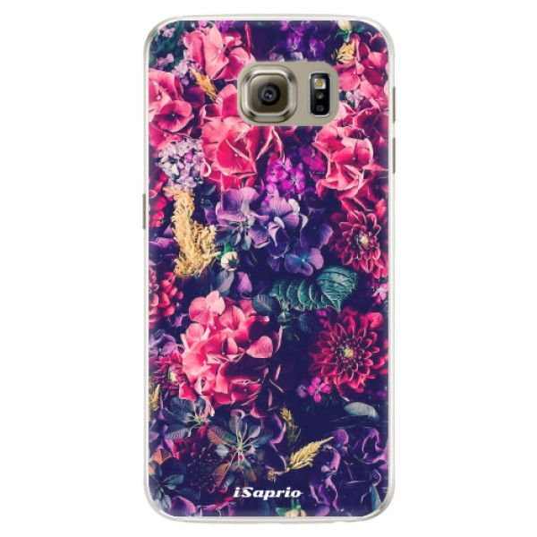 Silikónové puzdro iSaprio - Flowers 10 - Samsung Galaxy S6