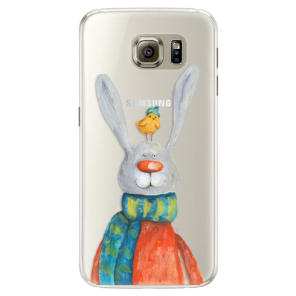 Silikónové puzdro iSaprio - Rabbit And Bird - Samsung Galaxy S6