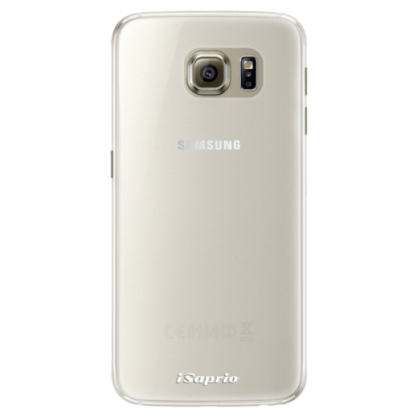 Silikónové puzdro iSaprio - 4Pure - mléčný bez potisku - Samsung Galaxy S6