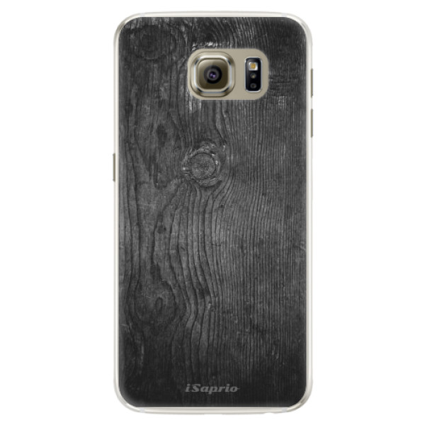 Silikónové puzdro iSaprio - Black Wood 13 - Samsung Galaxy S6 Edge