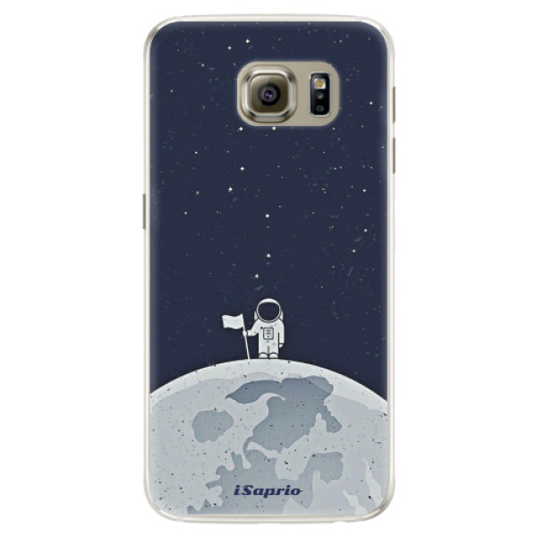 Silikónové puzdro iSaprio - On The Moon 10 - Samsung Galaxy S6 Edge