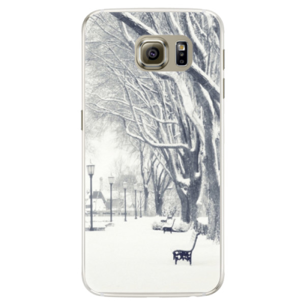 Silikónové puzdro iSaprio - Snow Park - Samsung Galaxy S6 Edge