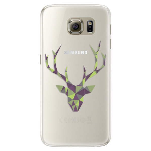 Silikónové puzdro iSaprio - Deer Green - Samsung Galaxy S6 Edge