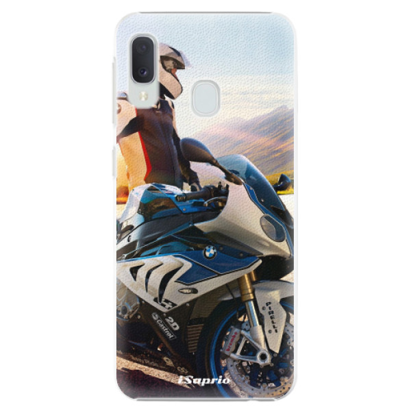 Plastové puzdro iSaprio - Motorcycle 10 - Samsung Galaxy A20e