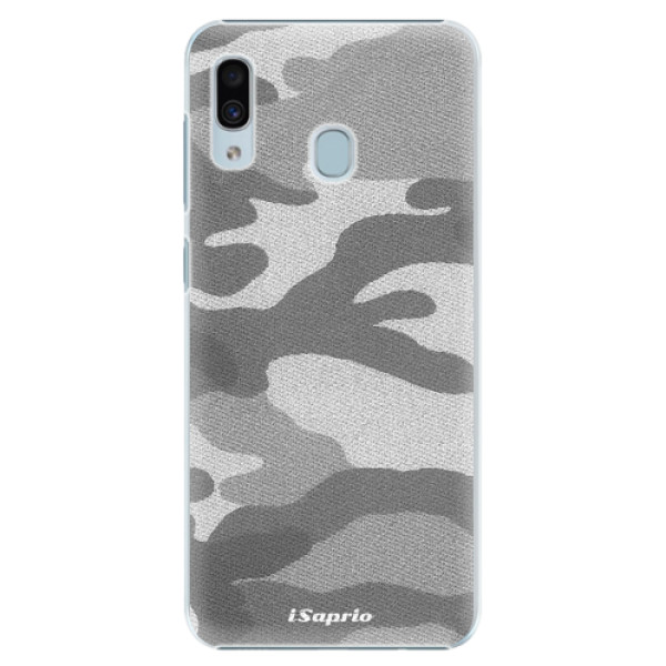 Plastové puzdro iSaprio - Gray Camuflage 02 - Samsung Galaxy A30