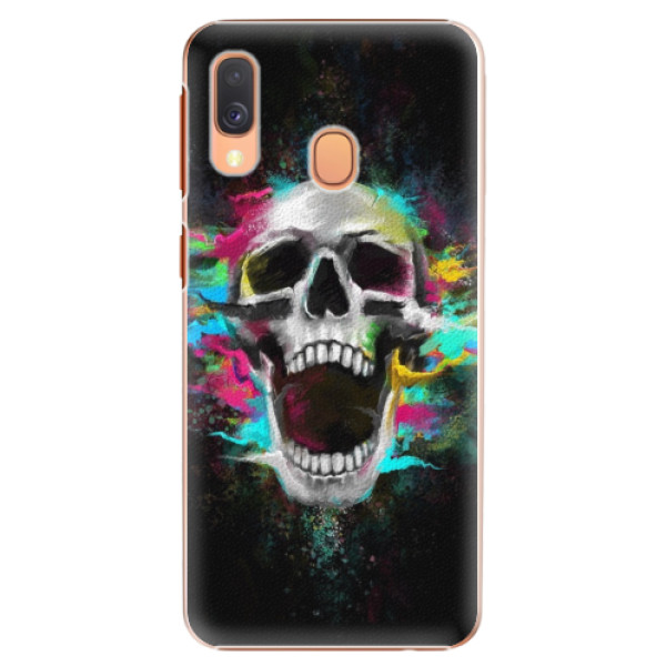 Plastové puzdro iSaprio - Skull in Colors - Samsung Galaxy A40