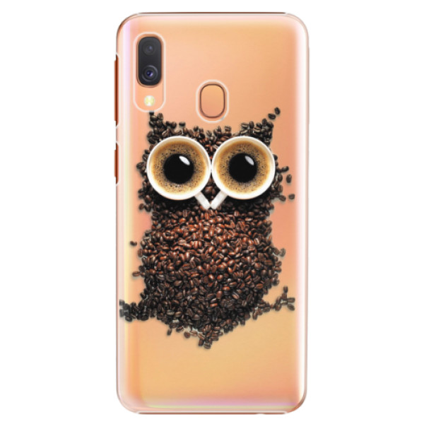 Plastové puzdro iSaprio - Owl And Coffee - Samsung Galaxy A40