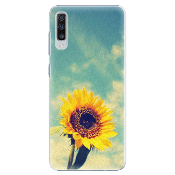Plastové puzdro iSaprio - Sunflower 01 - Samsung Galaxy A70