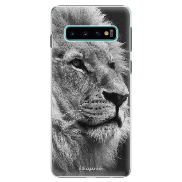 Plastové puzdro iSaprio - Lion 10 - Samsung Galaxy S10