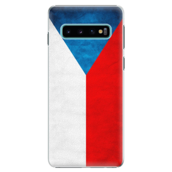 Plastové puzdro iSaprio - Czech Flag - Samsung Galaxy S10