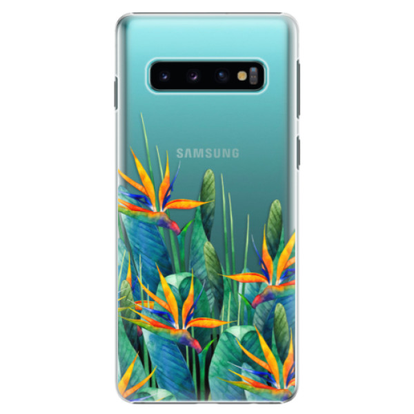 Plastové puzdro iSaprio - Exotic Flowers - Samsung Galaxy S10