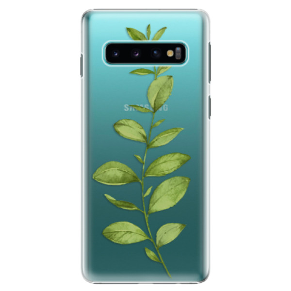 Plastové puzdro iSaprio - Green Plant 01 - Samsung Galaxy S10