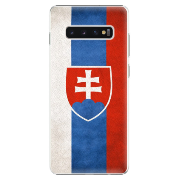 Plastové puzdro iSaprio - Slovakia Flag - Samsung Galaxy S10+