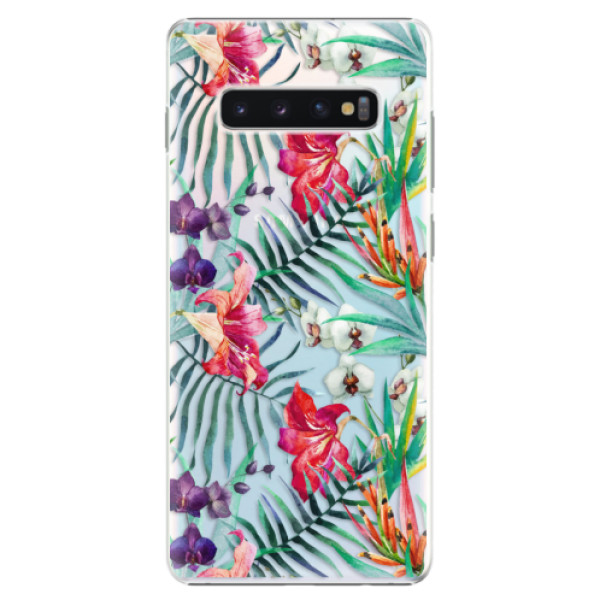 Plastové puzdro iSaprio - Flower Pattern 03 - Samsung Galaxy S10+
