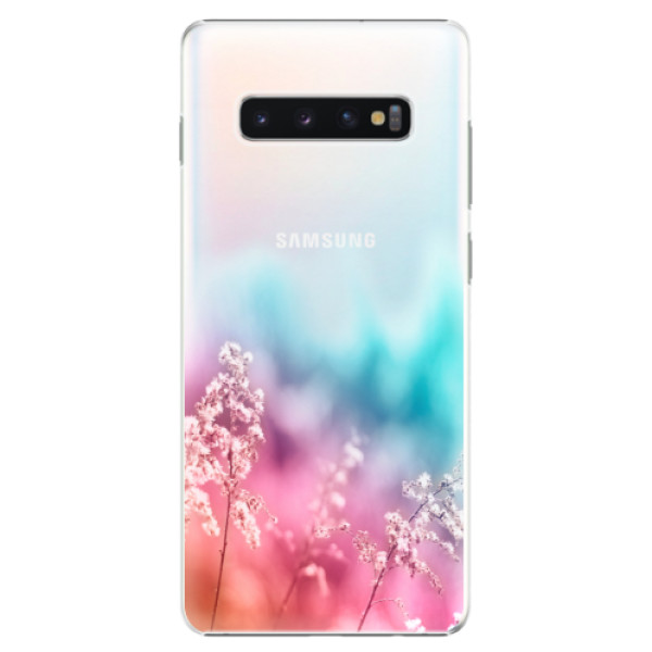 Plastové puzdro iSaprio - Rainbow Grass - Samsung Galaxy S10+