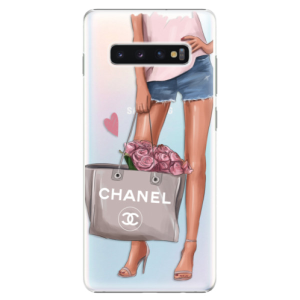 Plastové puzdro iSaprio - Fashion Bag - Samsung Galaxy S10+