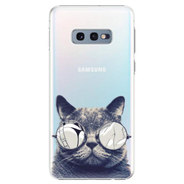 Plastové puzdro iSaprio - Crazy Cat 01 - Samsung Galaxy S10e