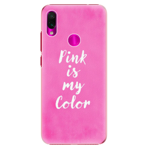 Plastové puzdro iSaprio - Pink is my color - Xiaomi Redmi Note 7