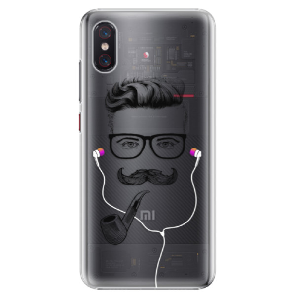 Plastové puzdro iSaprio - Man With Headphones 01 - Xiaomi Mi 8 Pro