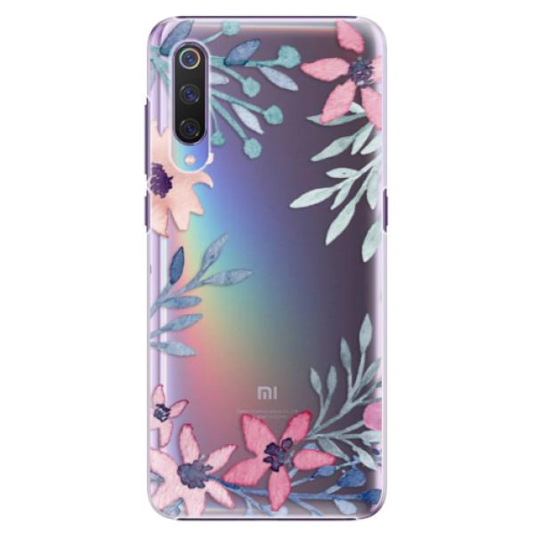 Plastové puzdro iSaprio - Leaves and Flowers - Xiaomi Mi 9