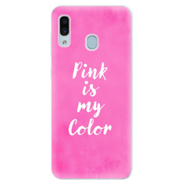 Silikónové puzdro iSaprio - Pink is my color - Samsung Galaxy A30