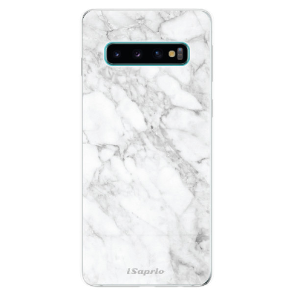 Odolné silikónové puzdro iSaprio - SilverMarble 14 - Samsung Galaxy S10