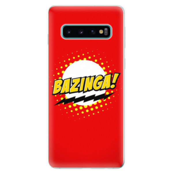 Odolné silikónové puzdro iSaprio - Bazinga 01 - Samsung Galaxy S10