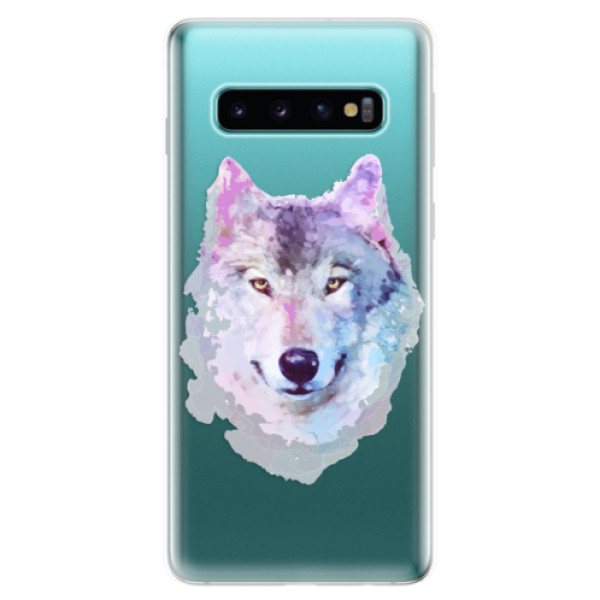Odolné silikónové puzdro iSaprio - Wolf 01 - Samsung Galaxy S10