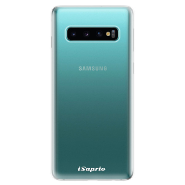 Odolné silikónové puzdro iSaprio - 4Pure - mléčný bez potisku - Samsung Galaxy S10