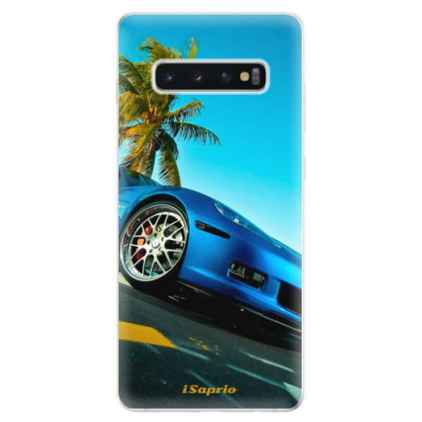 Odolné silikónové puzdro iSaprio - Car 10 - Samsung Galaxy S10+